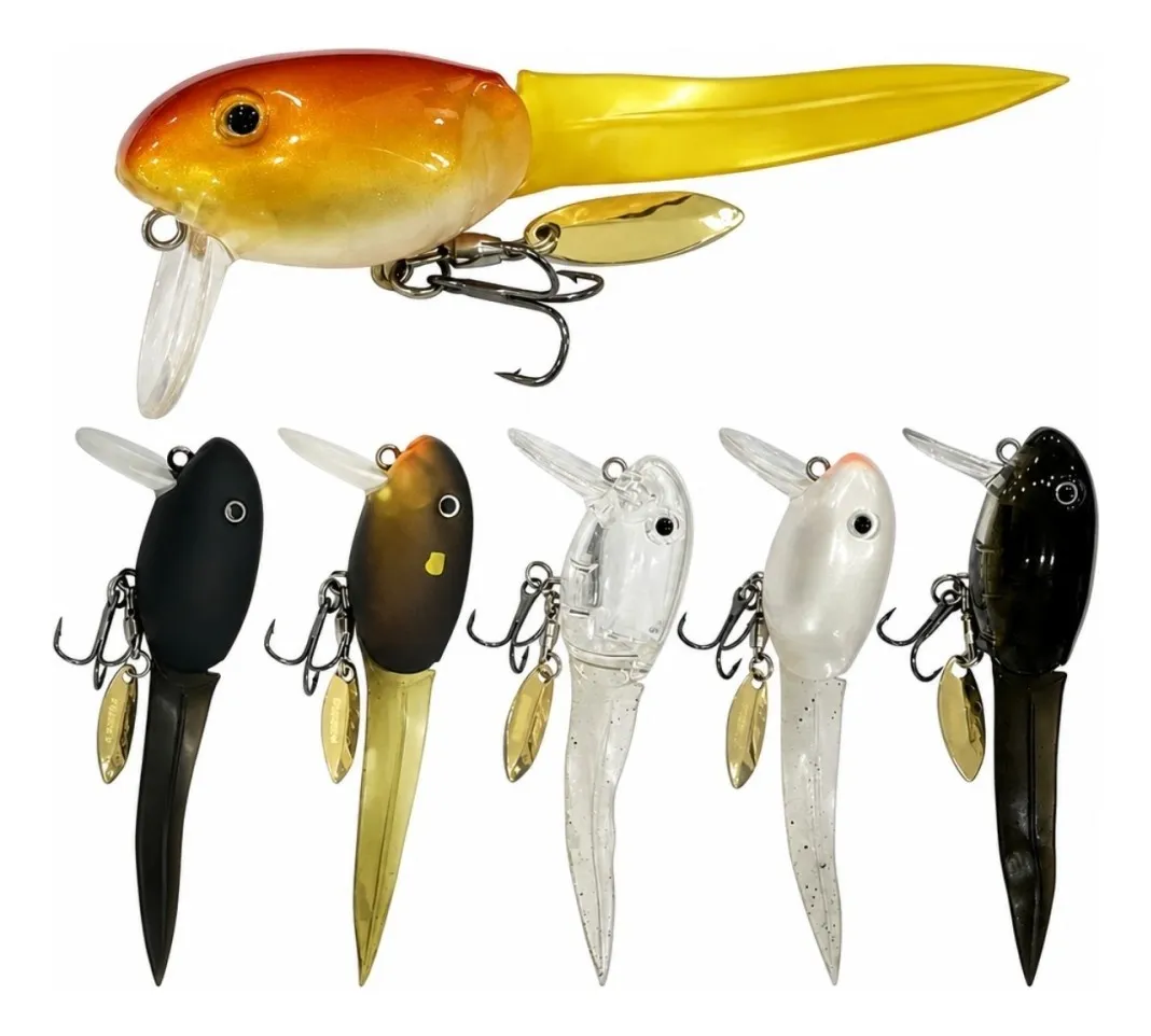 Señuelos Crank Pesca Lobina 6 Piezas 87mm 8.5g
