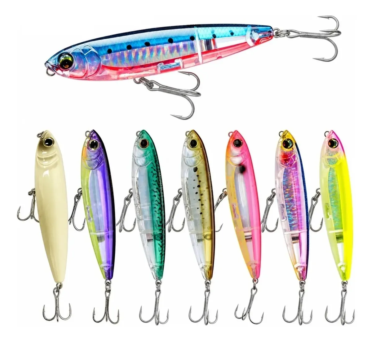 Señuelos Pencil Pesca Mar 9 Piezas 100mm 17g