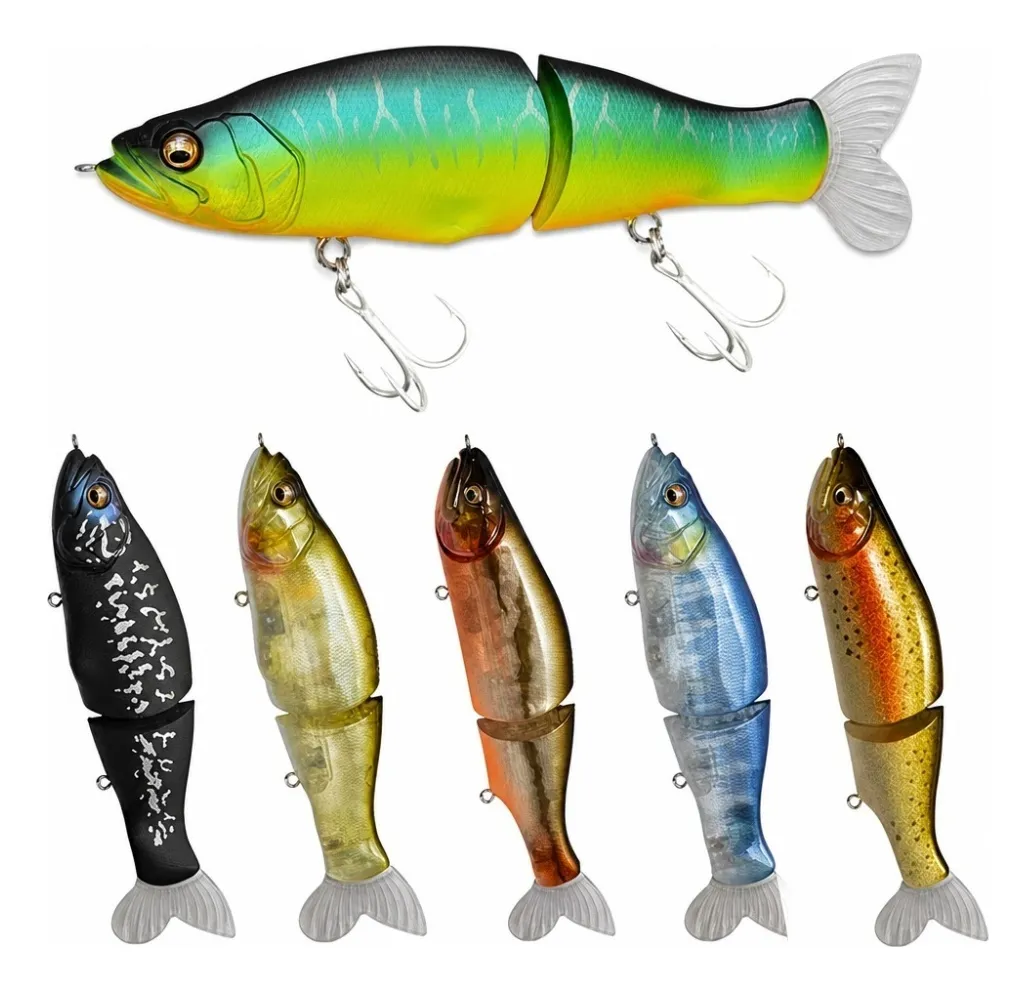 Señuelos Pencil Articulados Pesca 6 Piezas 135mm 28g